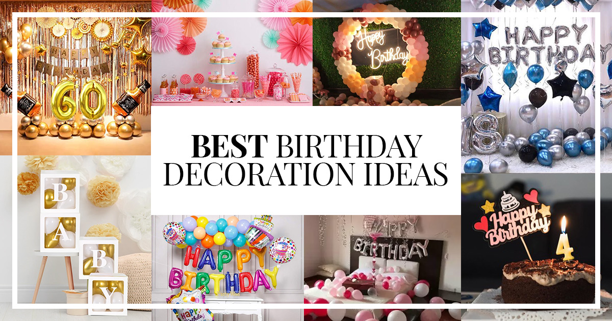 happy birthday decor ideas