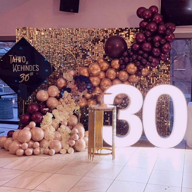 30th birthday party ideas