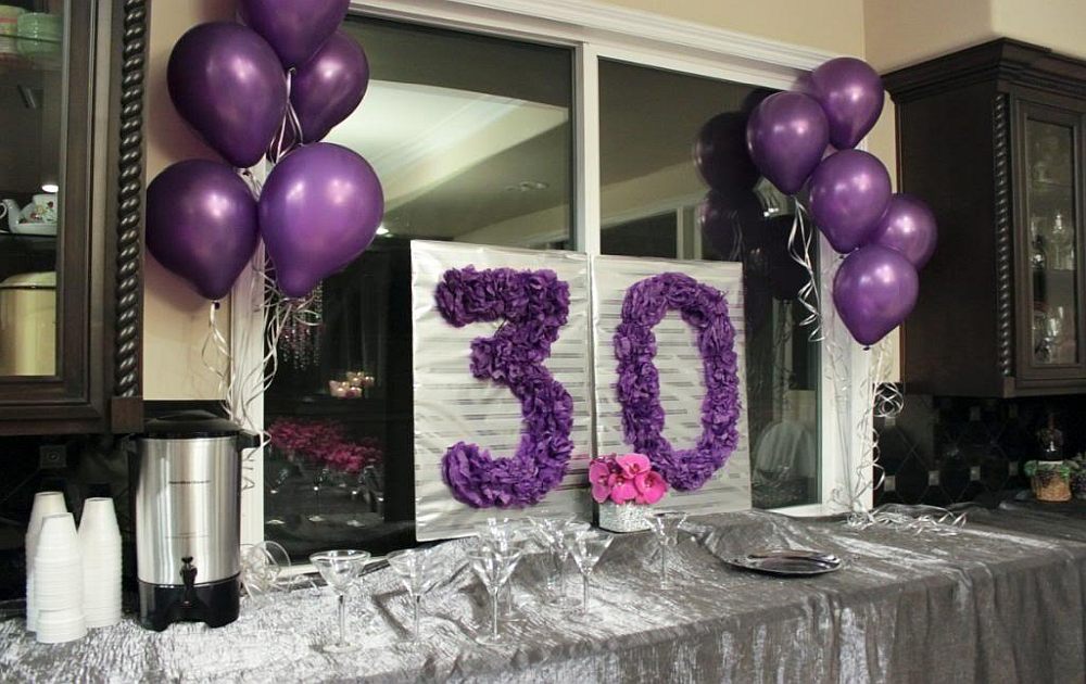 unique 30th birthday party ideas