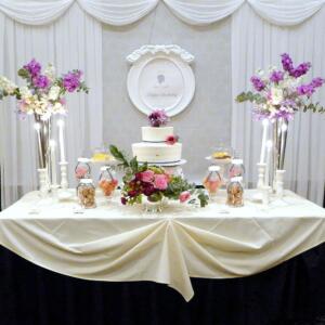 70th birthday party table decor