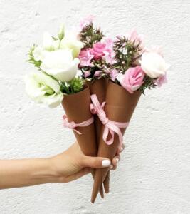 DIY FLORAL CONE