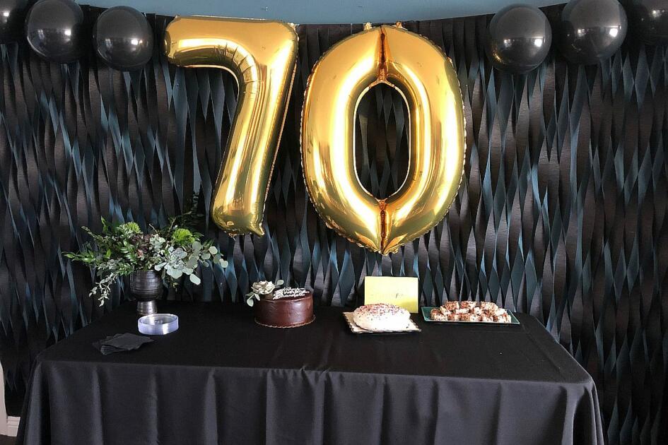 Elegant 70th Birthday Party Ideas