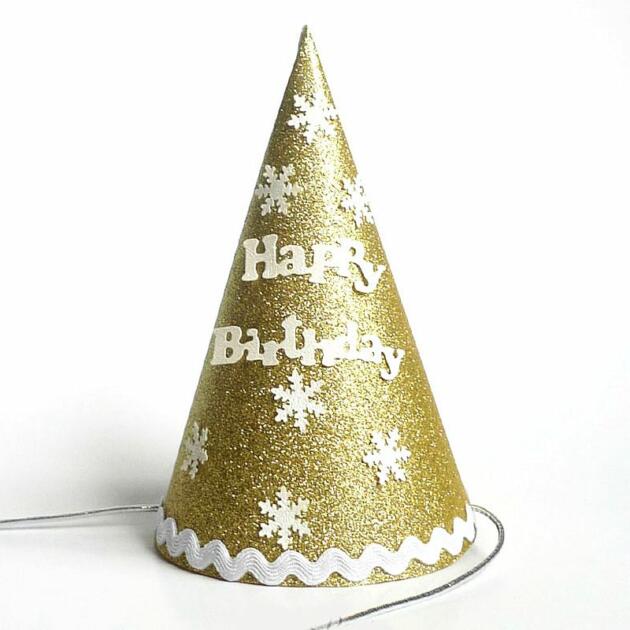 Handmade Birthday Party Hats Glitter