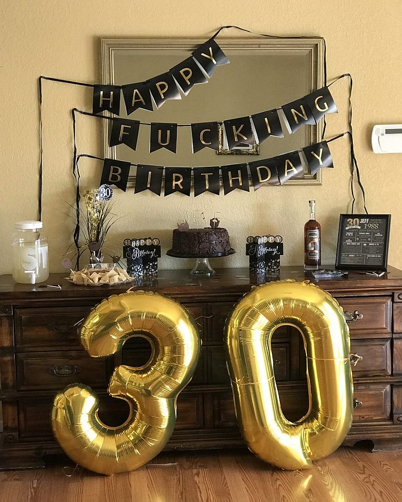 glamorous 30th birthday party themes