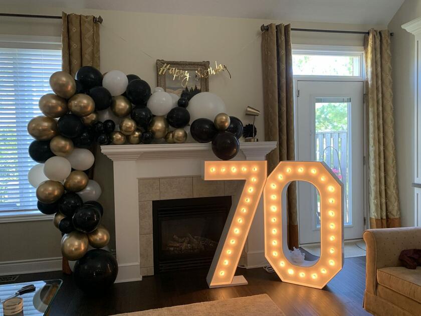 birthday party ideas for 70th 