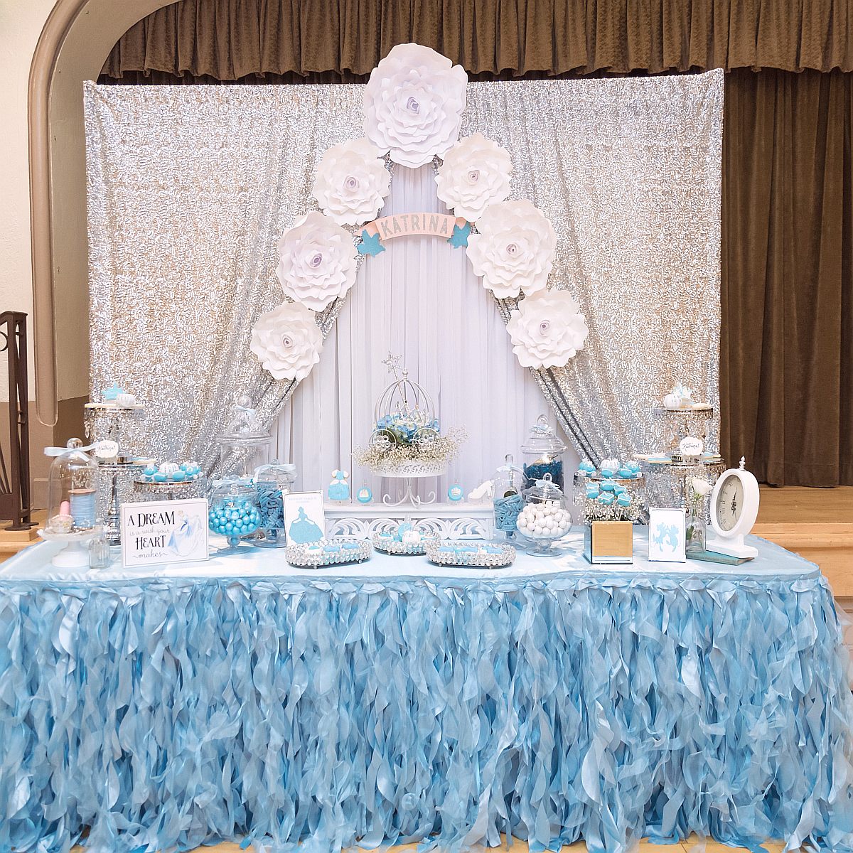 table decor cinderella themed decorations