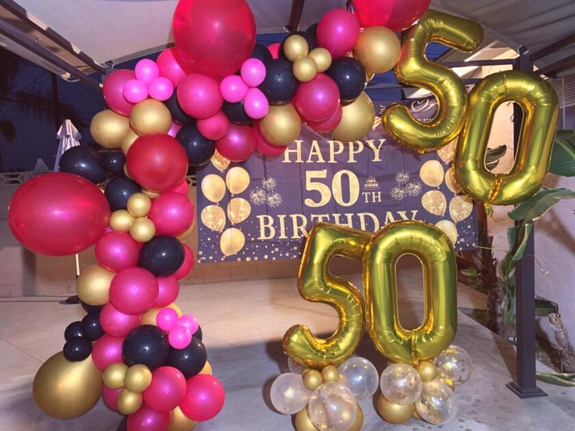 50th bday decor diy