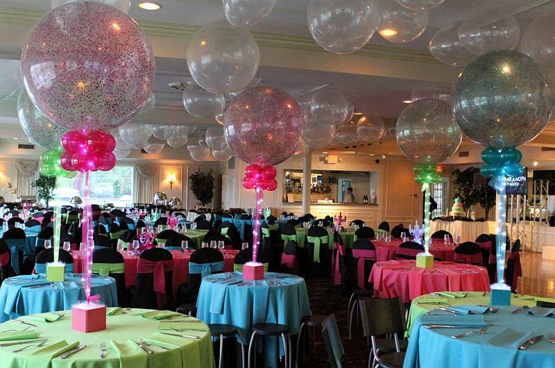 LED Balloons Centerpiece