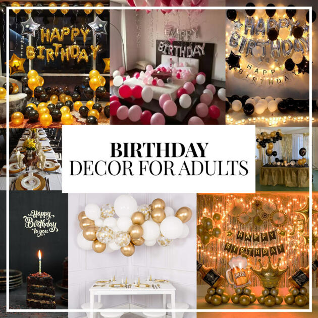 birthday decor for adults
