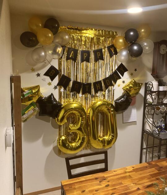 diy 30th bday decor