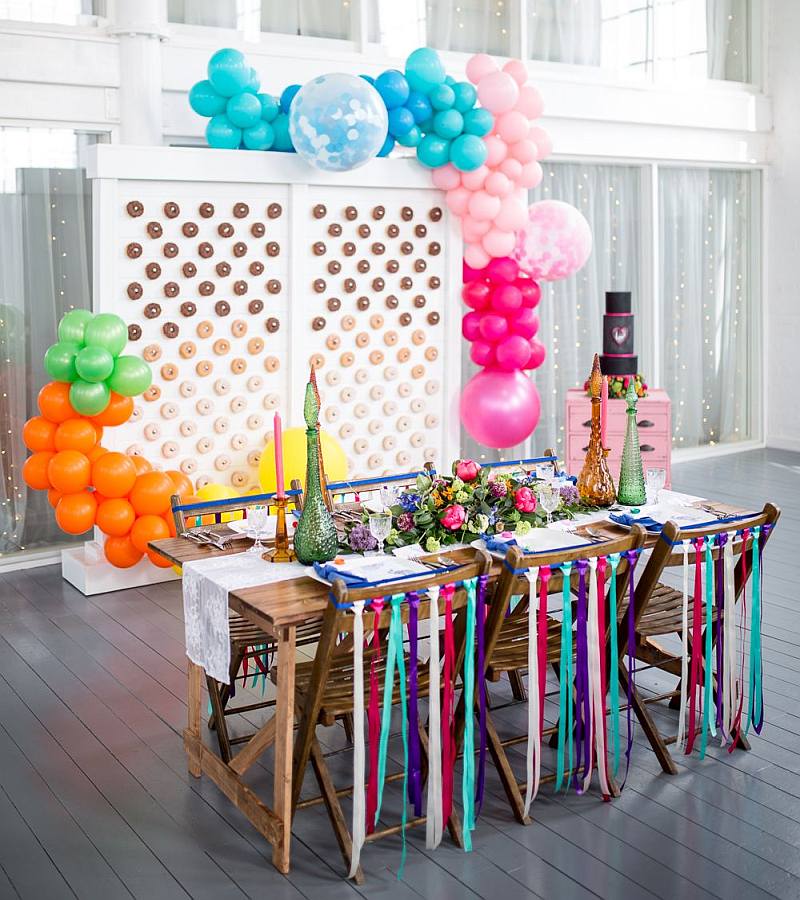 indoor table creative design decoration birthday