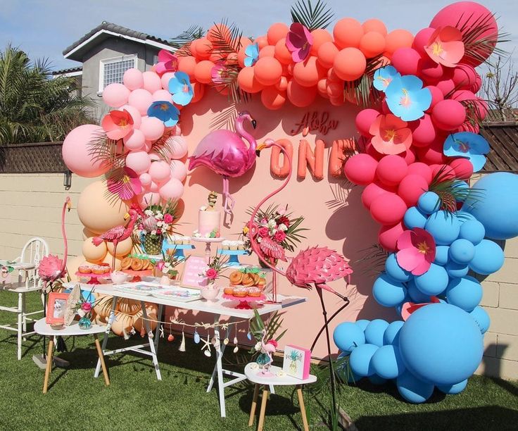 1st bday decor outdoor