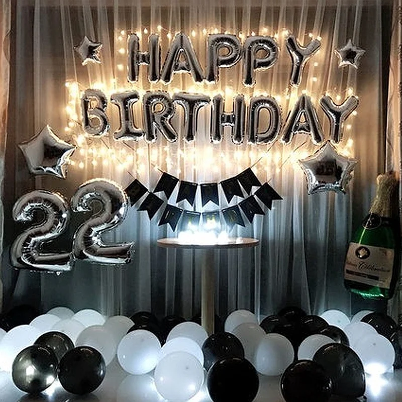 22 bday decor jpg