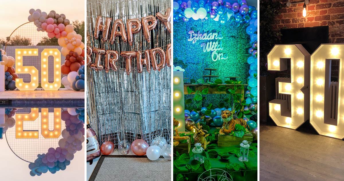 diy happy birthday backdrop decor ideas