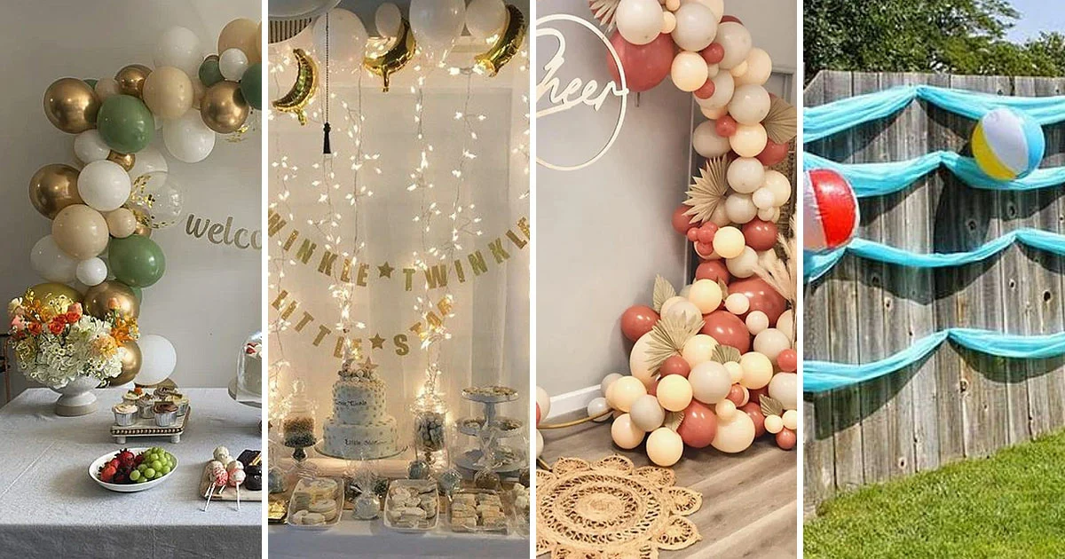 how to make a statement wall for unique birthday decorations jpg
