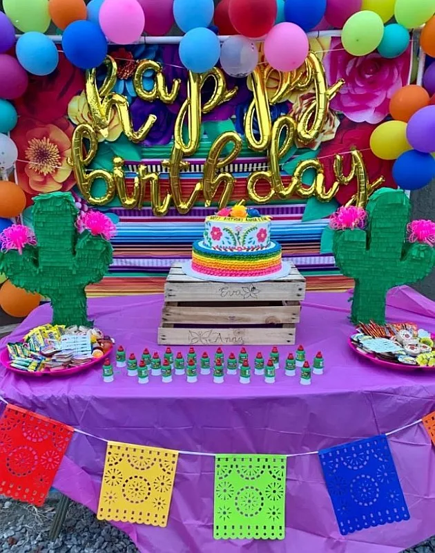 birthday party decor cactus jpg