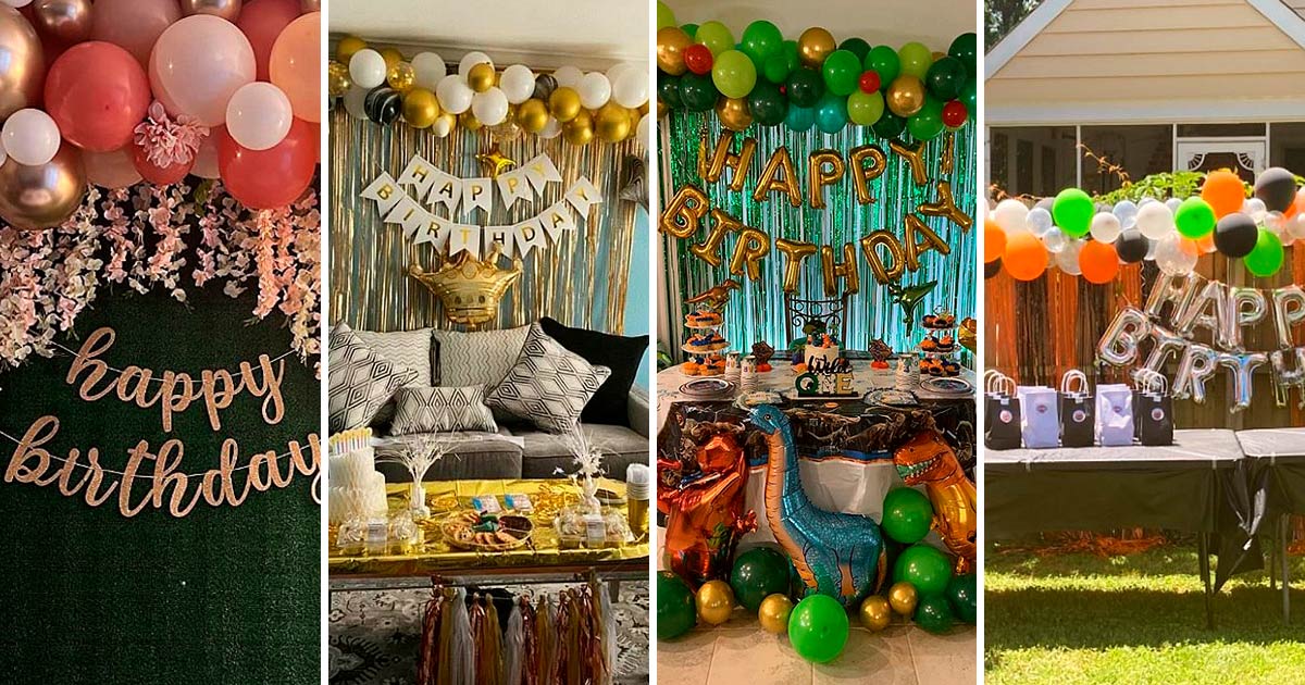 epic happy birthday decor ideas to celebrate in style