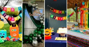 personalize birthdays with theme based happy birthday decor
