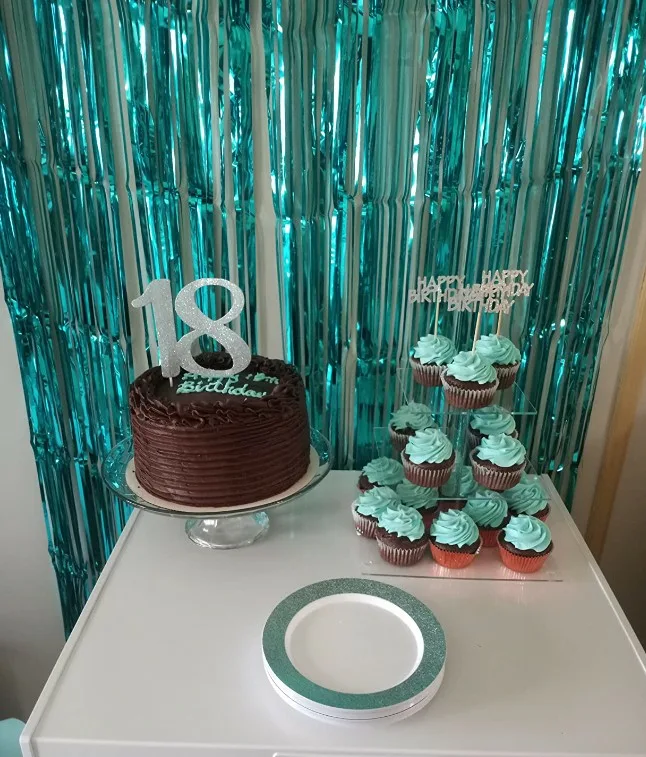 18th bday decor cake toppers jpg