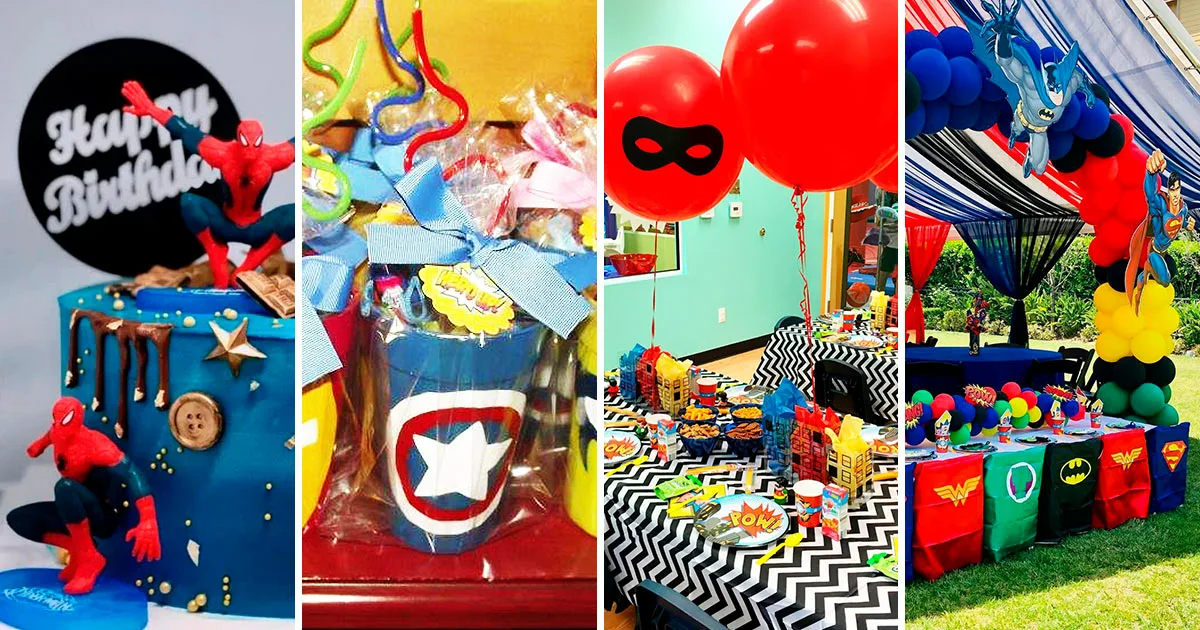 best superheroes themed birthday party ideas jpg