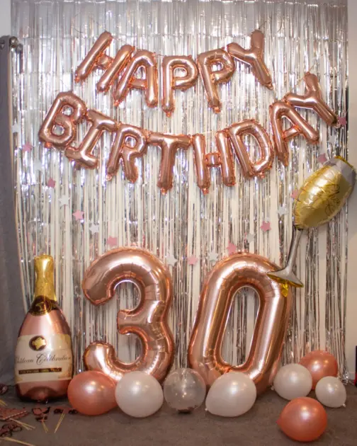 decorative 30th bday decor