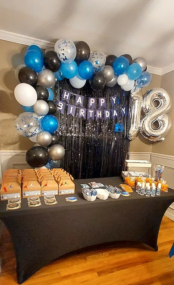 gifts 18th bday decor silver mylat balloon jpg