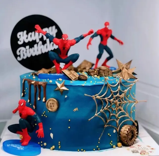 spiderman cake