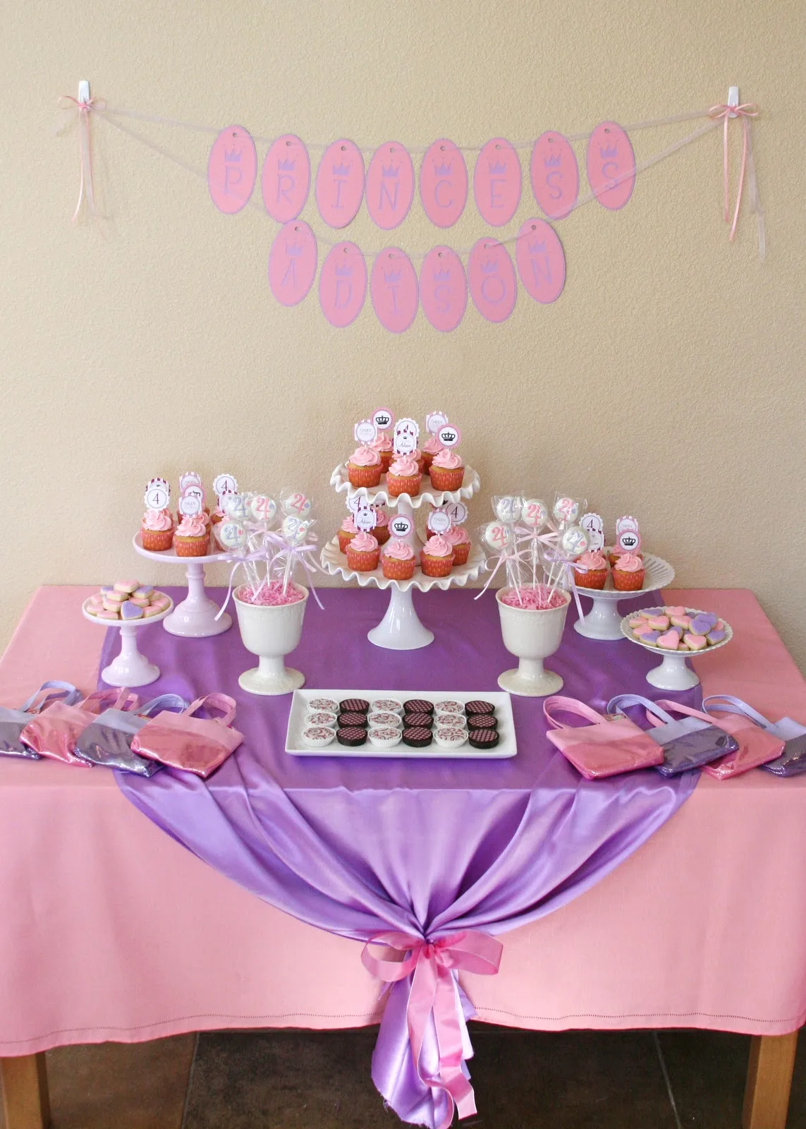 table decor princess girl pink jpg