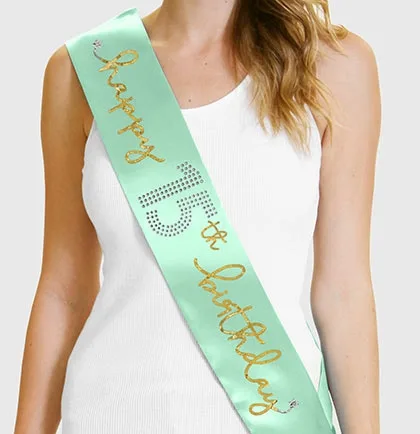 15th Bday Sash