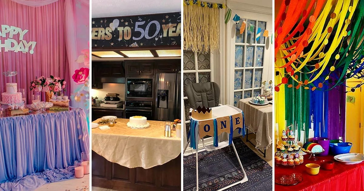 5 Creative Birthday Decoration Ideas without Balloons