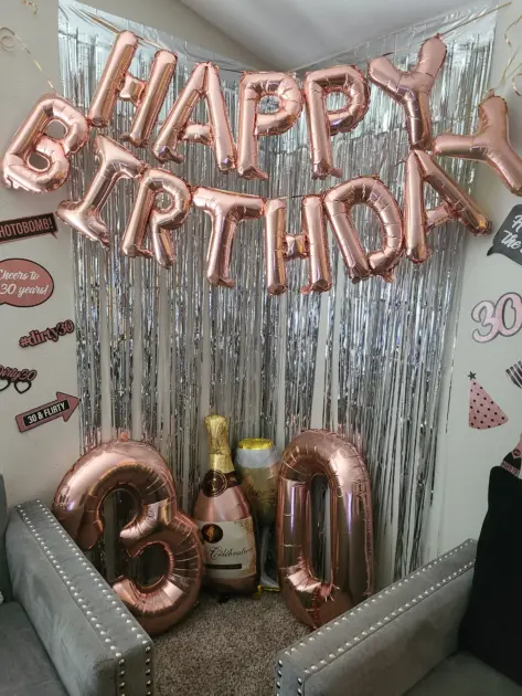 Easy 30th Bday Decor