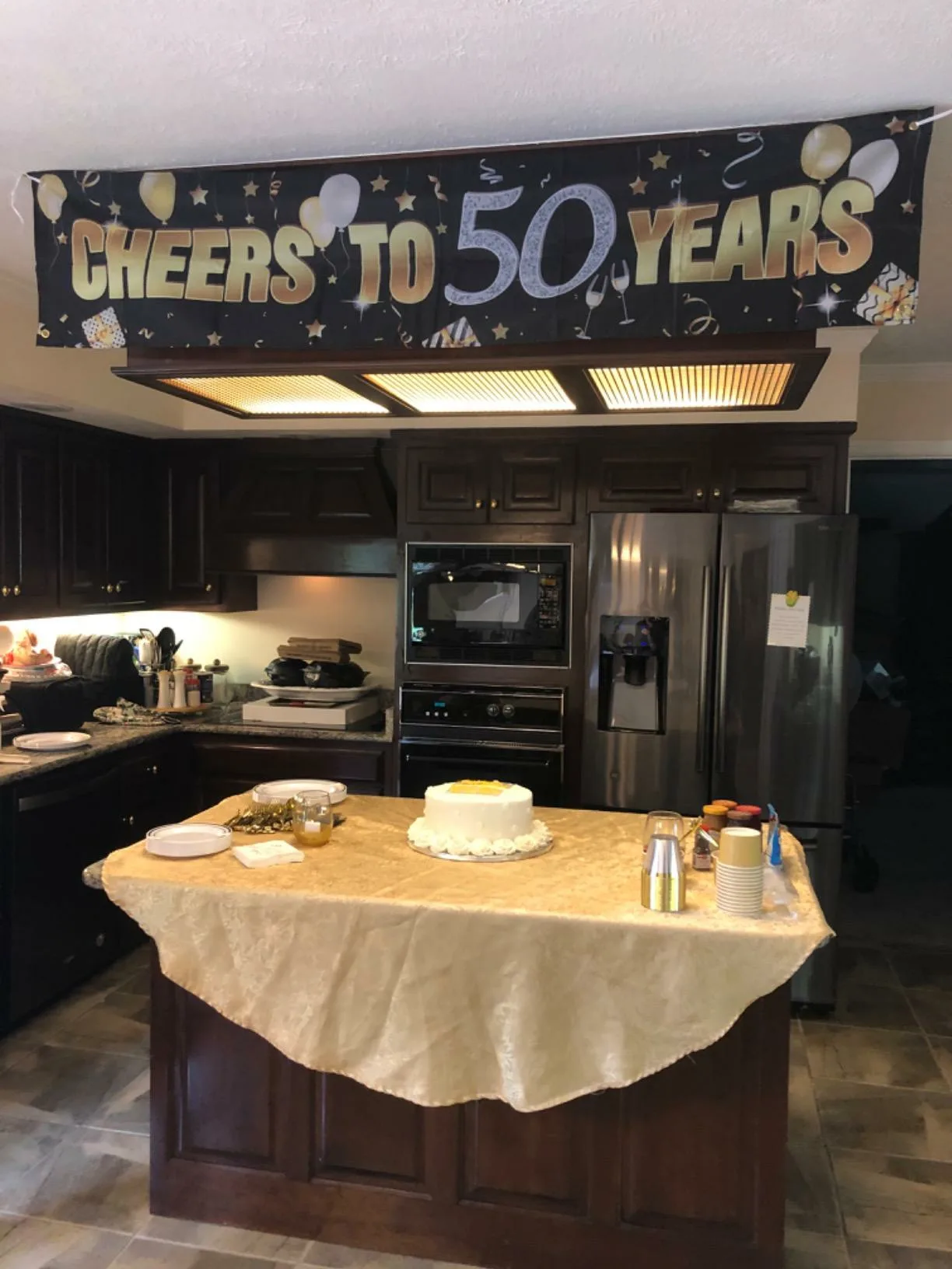 kitchen 50th bday decor jpg