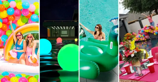 Make A Splash With Pool Balloon Decorations