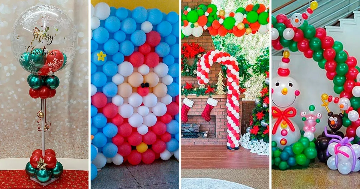 Get into the Holiday Spirit with Christmas Balloon Decoration!