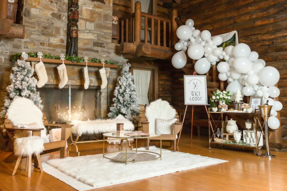 One Stylish Ski Lodge Party