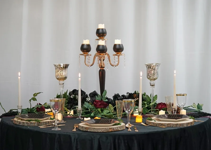 Black Tablecloth Decoration