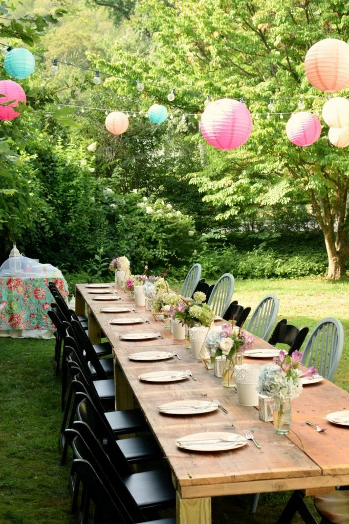 Garden Party Birthday Theme