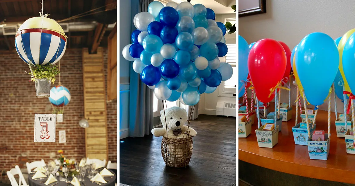 Let Your Imagination Soar With Hot Air Balloon Theme Decoration