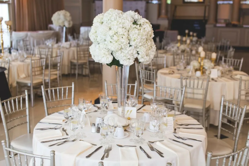 White Table Embellishments