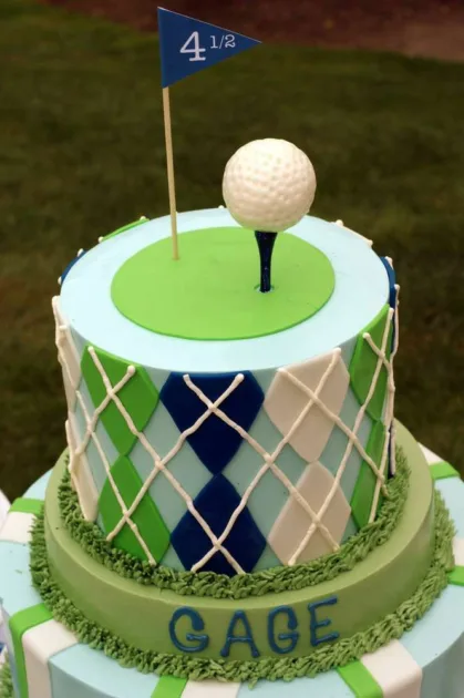 Golf Birthday Cake Idea