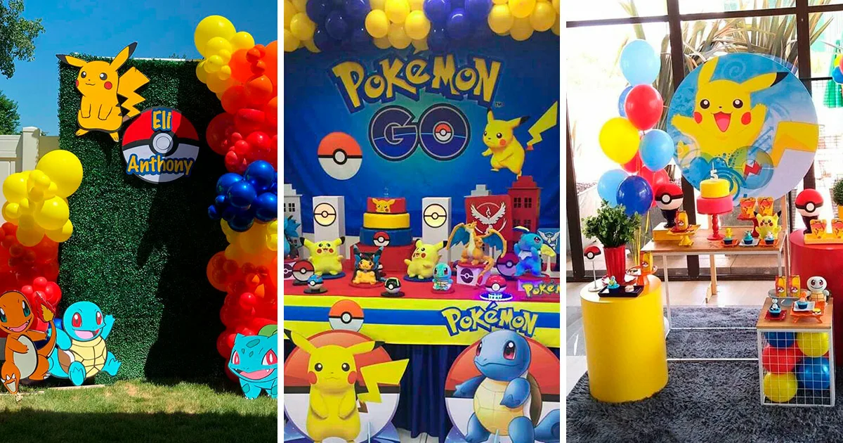Birthday Party Decorations For A Perfect Pokemon Wonderland