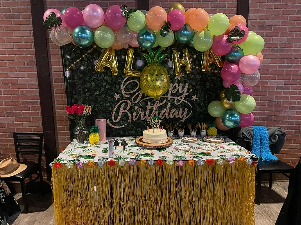 Hawaiian Birthday Party Ideas Cake And Dessert Table