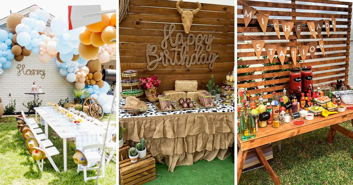 Ride Into Fun: First Rodeo Birthday Party Decoration Ideas