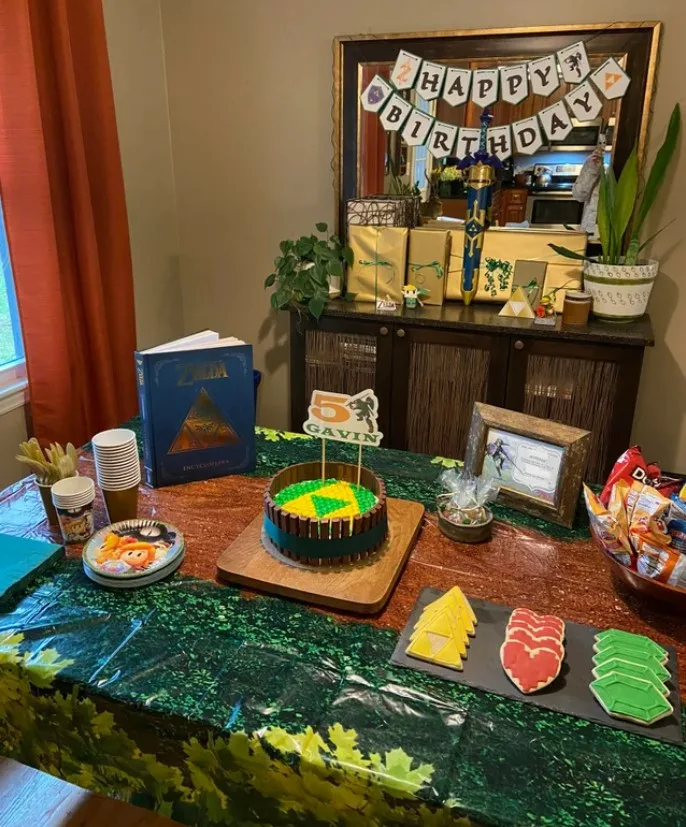 Zelda Birthday Decorations Indoor Zelda Themed Party