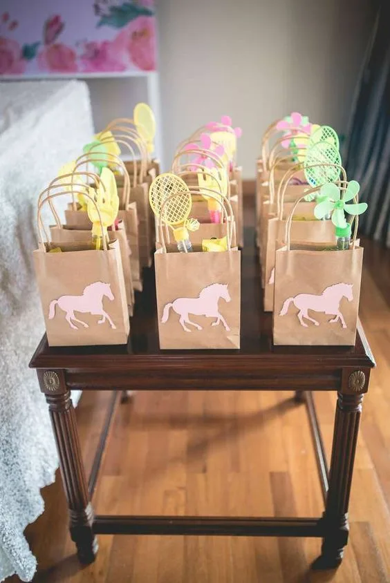 Horse Birthday Party Horse Design Favor Gift Bags