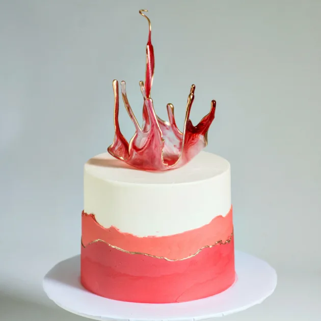 Female Modern Birthday Cake