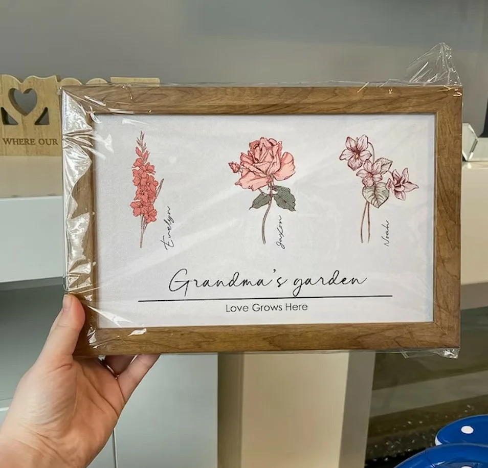 Birthday Gift For Grandma Framed Art