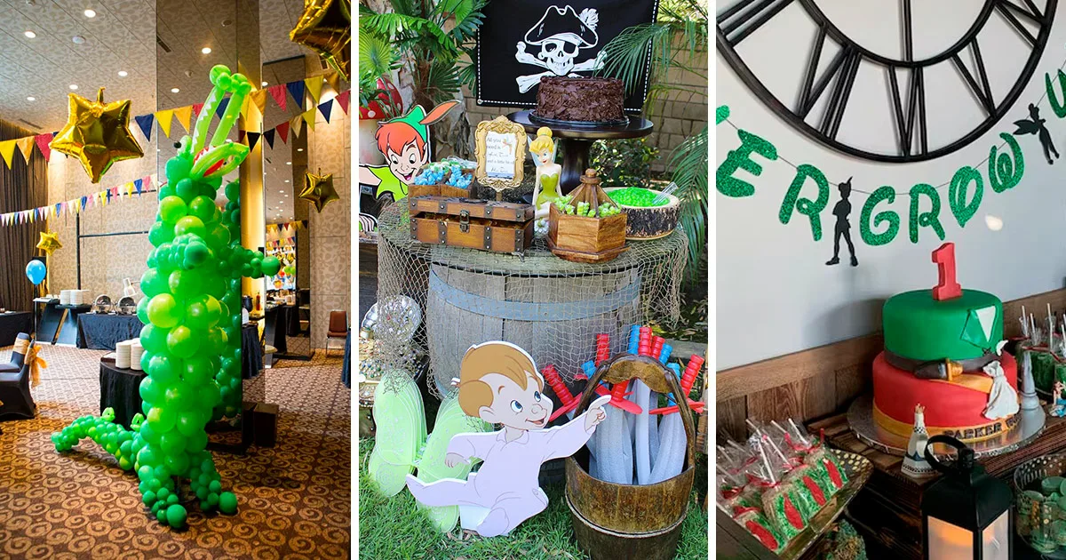 Peter Pan Birthday Party Decor Ideas Fly Into Neverland